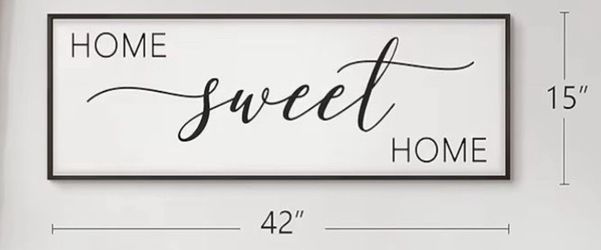 Cute Home Sweet Home Sign