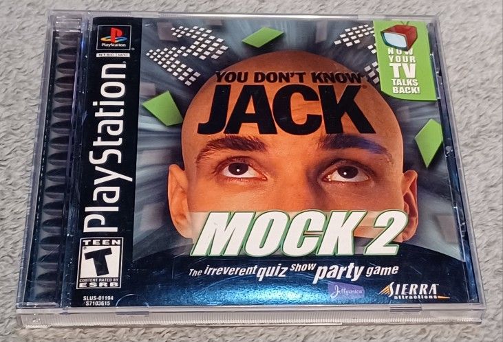 Playstation 1 You Don't Know Jack Video Game Mock 2