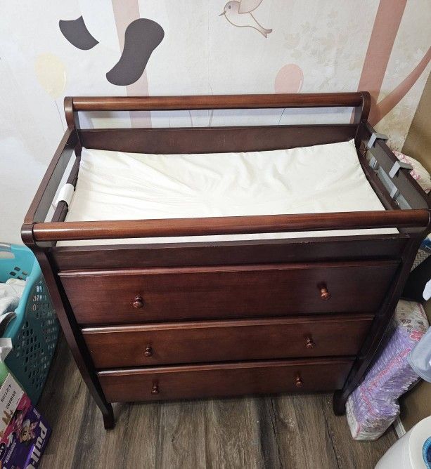 Crib And Changing Table