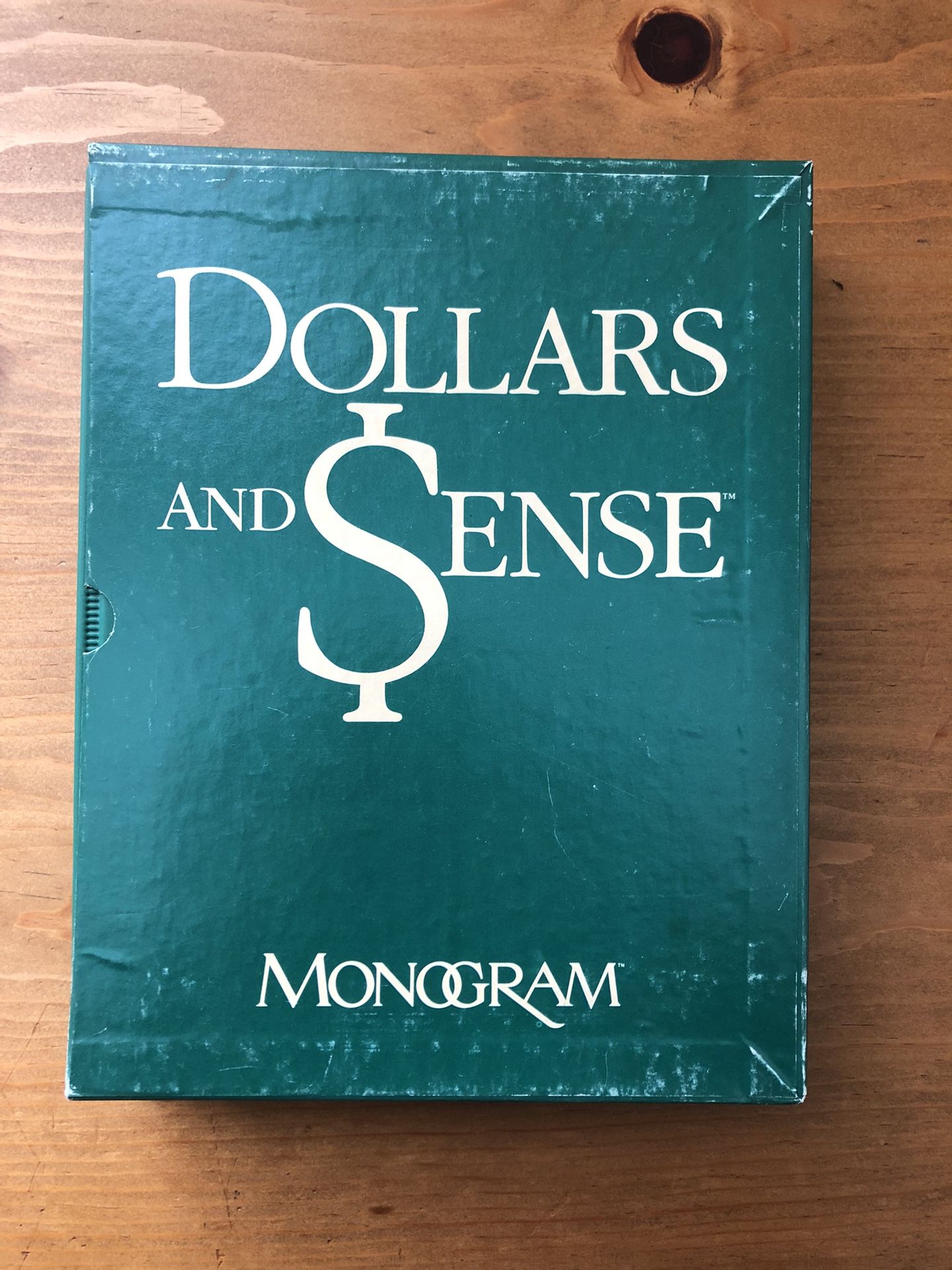 Vintage DOLLARS AND SENSE by Monogram disk plus manual: for Apple II and Apple IIe