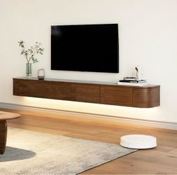Floating Media Bar for living room w/ LED
