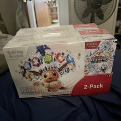 Prismatic Evolutions 2 Pack ETB + Booster Bundle