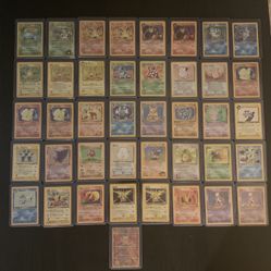 40 Holographic Pokemon Cards 