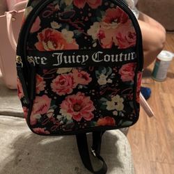 Woman’s Juicy Couture Pink Flower Backpack 15$