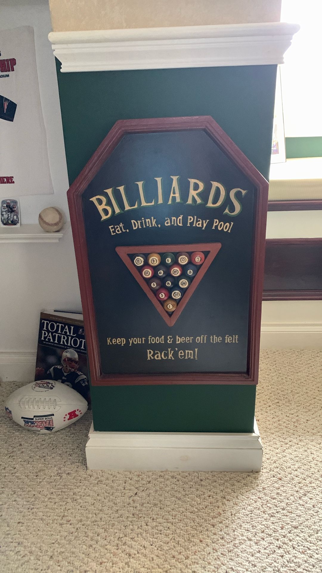Billiard Sign