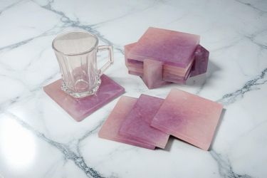 Handmade Coaster And Candle Holder And Candles