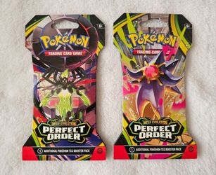 Pokemon Perfect Order Sleeved Booster Packs!