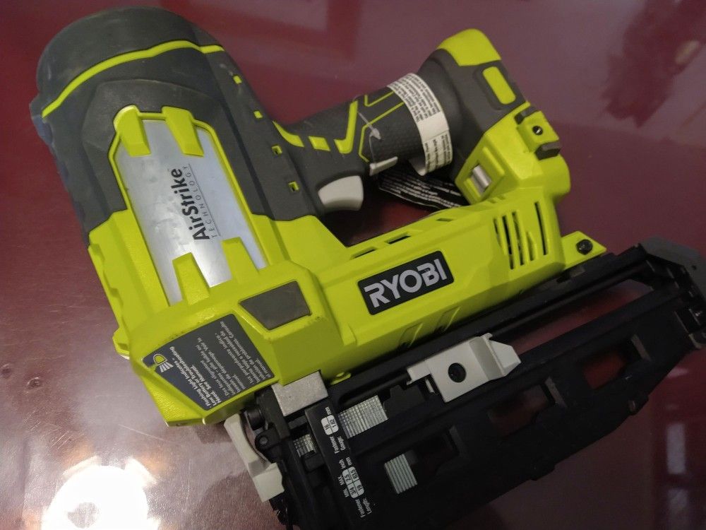 Ryobi 16 Gauge Cordless Airstrike Finish Brad Nailer