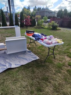Baby clothes and toys