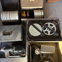Vintage 16mm Film Projector, Camera & Home Movie Film Lot – Estate Find (1940s–1960s)