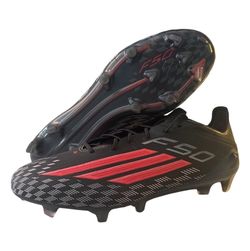 Adidas F50 Elite FG Cleats Mens 7 10 Black Red Boots Soccer Shoes World NEW!