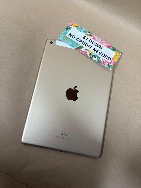 Apple IPad 5th Gen Tablet - Only $1 Today Pay The Rest Later!