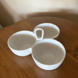 Crate & Barrel 3 Part Dish