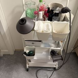 3 Tier Foldable Metal Rolling Cart Pick Up In Santa Clara Only