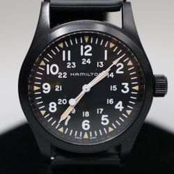 Hamilton H694090 Khaki Field Black PVD 38mm Mechanical