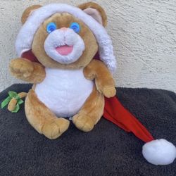 Vintage Twas The Night Before Christmas Plush Stuffed Animal.