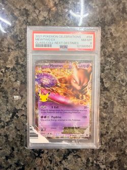 PSA 8 Mewtwo EX 2021 Pokémon Celebrations #54