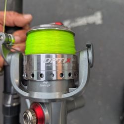 10ft Quantum Blue Runner Rod With Reel