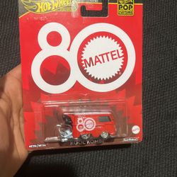 Hot Wheels 2025 Premium Pop Culture Mattel 80th Anniversary Kool Kombi Red