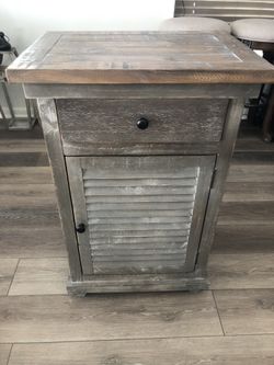 Wood Distressed Cabinet