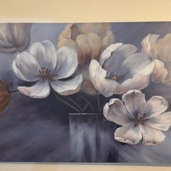 60” x 40” Canvas Painting By ‘Nan’