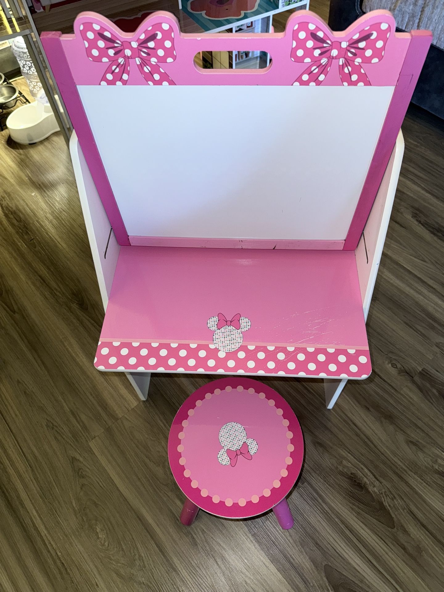minnie mouse bookshelf Whiteboard desk