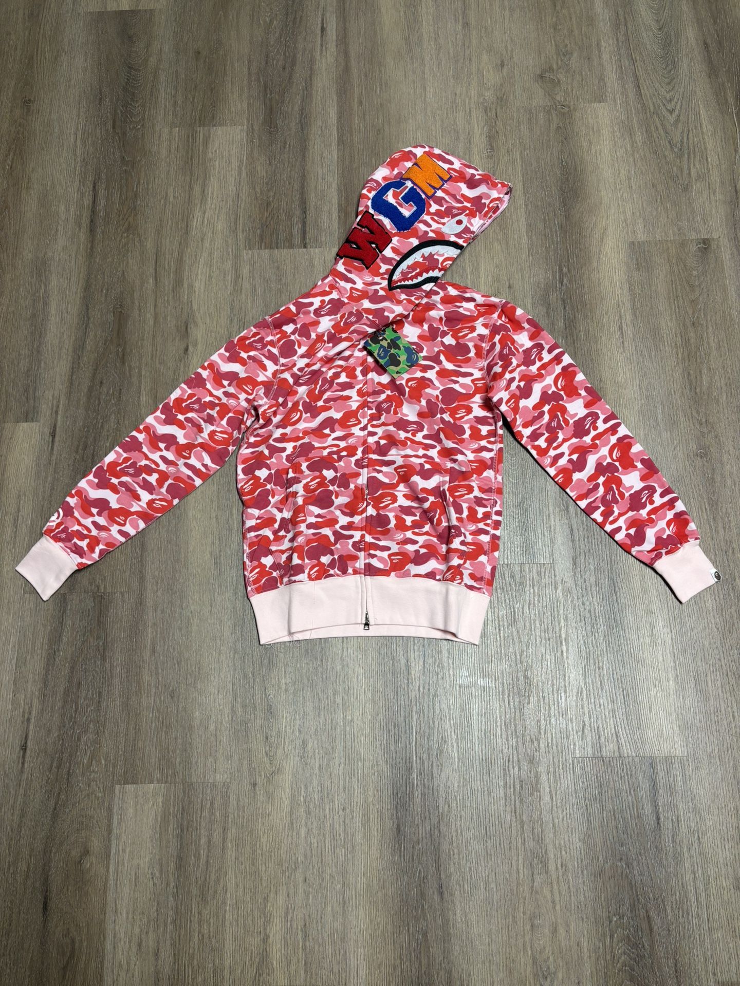 Pink Bape Camo Hoodie