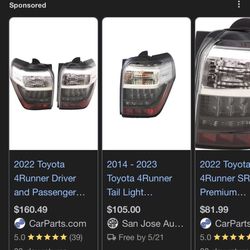 2022 SR5 4Runner TAIL LIGHTS OEM