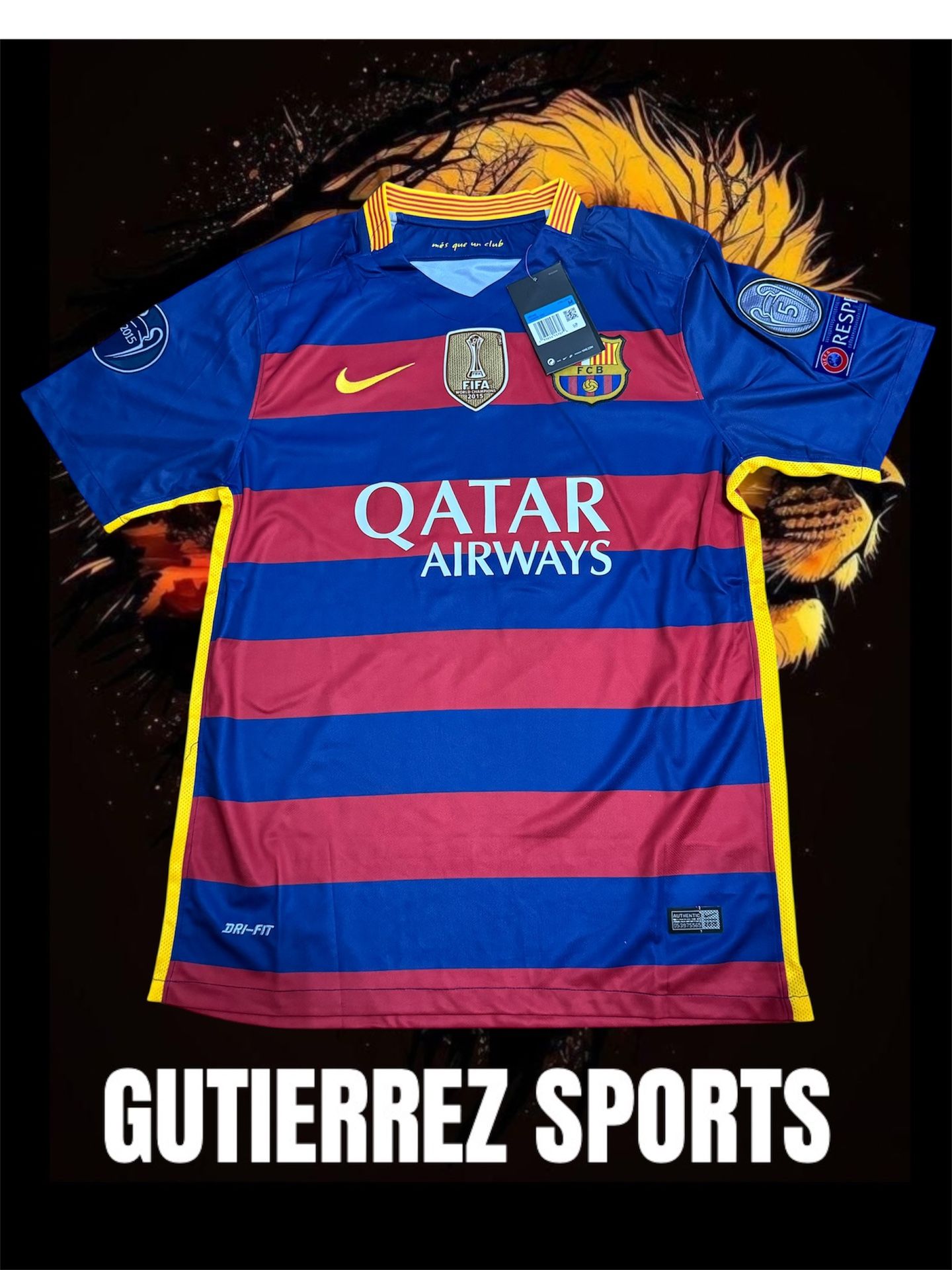 retro classics of Barcelona Messi