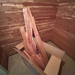 Cedar Wood Pieces of Various Lengths