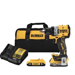 DeWalt 20V MAX XR POWERSTACK 1/2 in. Brushless Cordless Drill/Driver Kit (Battery & Charger)