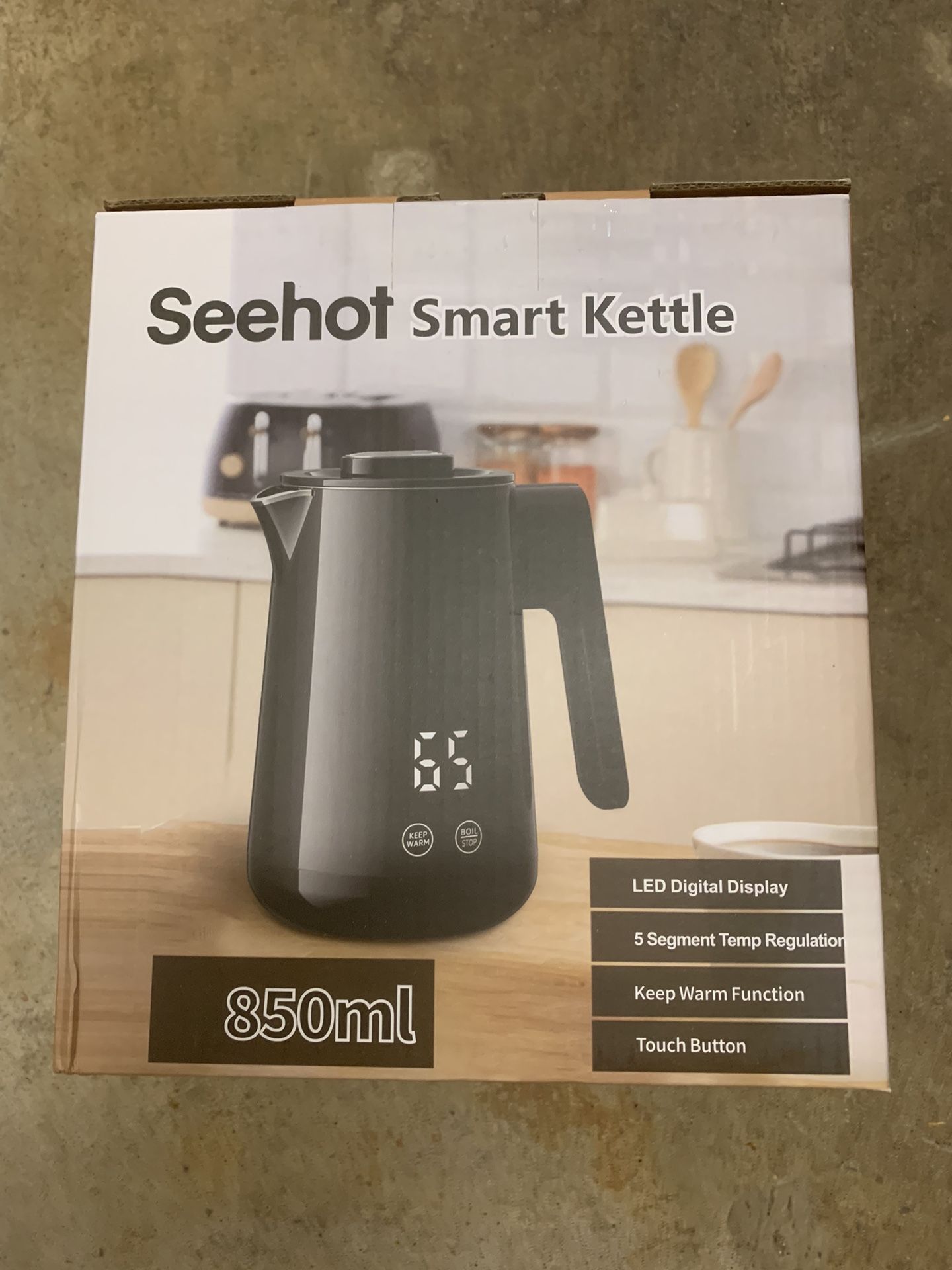New 850ml Electric Kettle With Temp Control