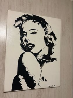 Marilyn Monroe painting