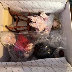 Vintage porcelain doll