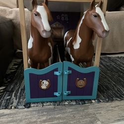 Our Generation Horse Barn And Horses 