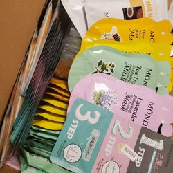 40 pcs masks for hair, nose, face and feet