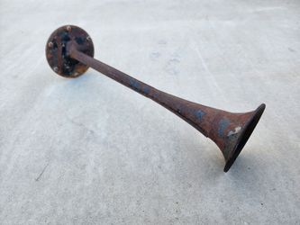 Original 1920s 1930s Electric Horn Assembly 19" Long Car Truck Hotrod