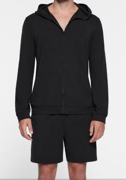 Skims Mens XXL Jersey Lounge Zip Up Hoodie
