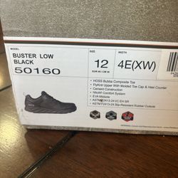 Buster Low Black Safety Shoes