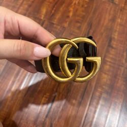 Gucci Belt - Black Leather Size M