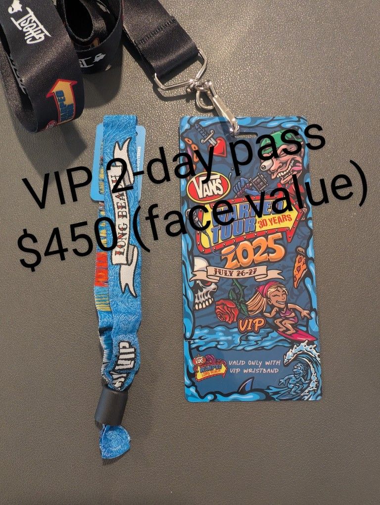 1x VIP Warped Tour 2-Day Pass