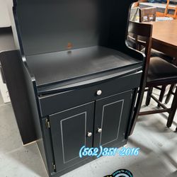 Black Microwave Stand New Negro Dresser Para Cocina 