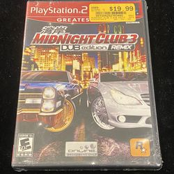 Sony Playstation 2 PS2 Midnight Club 3 DUB Edition Remix Greatest Hits Game (Post Nintendo Era)