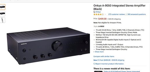 Onkyo Stereo amplifier