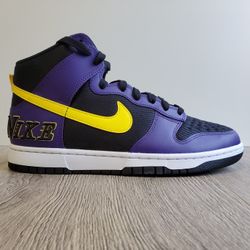 Nike Dunk High EMB "Lakers" Size 10