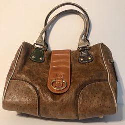 CLAUDIA JIMENEZ, LEATHER TOTE BAG ; INSIDE  POCKET; TEO OUT POCKETS, 