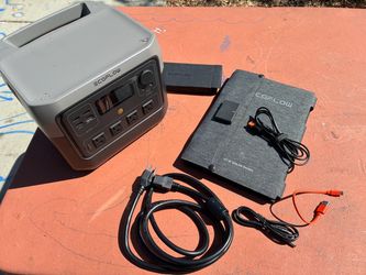 Like New Eco Flow river 2 Pro with 45W solar panel