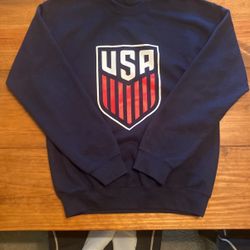 Gildan Adult Small USA crew sweatshirt 