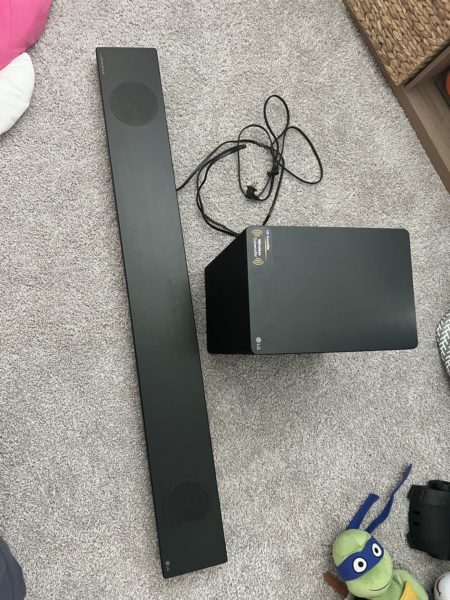 LG Smart Soundbar SP9YA Subwoofer SPP8 W Set Channel WiFi