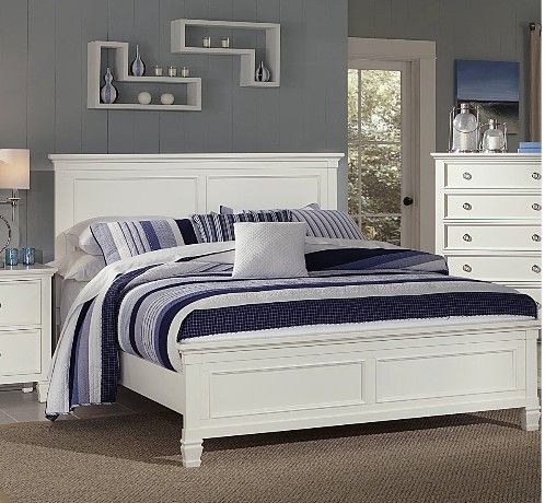 Gilpin Standard Bed King White